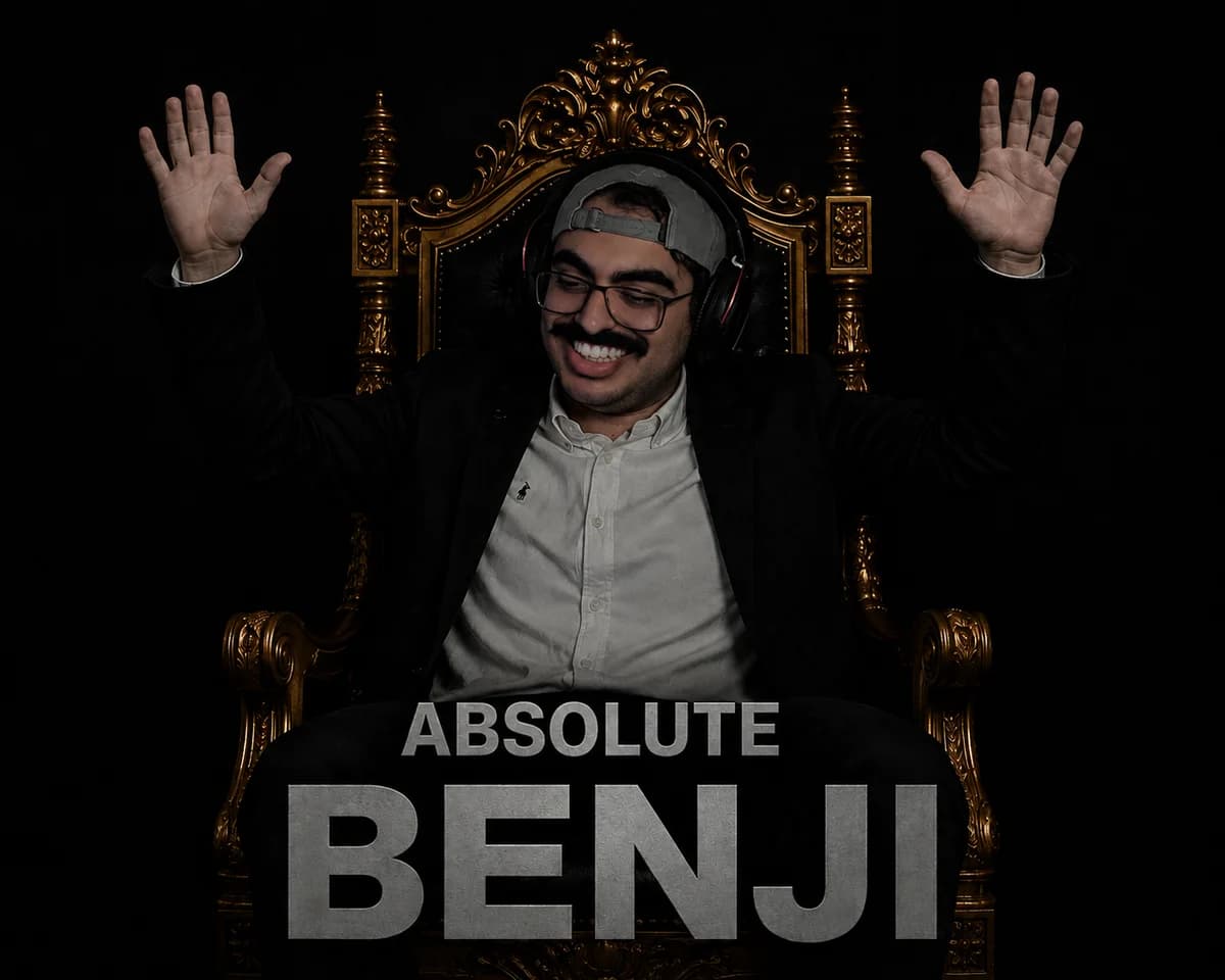 Absolute Benji no seu trono